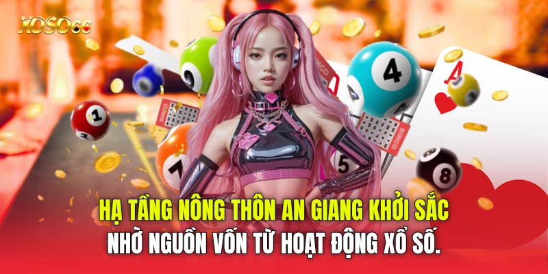 Hạ tầng nông thôn An Giang khởi sắc nhờ nguồn vốn từ hoạt động xổ số. Hạ tầng nông thôn An Giang khởi sắc nhờ nguồn vốn từ hoạt động xổ số.