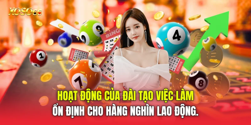 Hoạt động của đài tạo việc làm ổn định cho hàng nghìn lao động.
