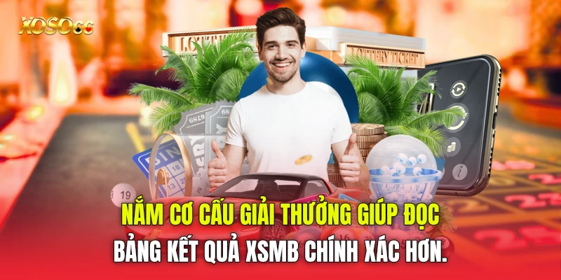 Nắm cơ cấu giải thưởng giúp đọc bảng kết quả XSMB chính xác hơn.